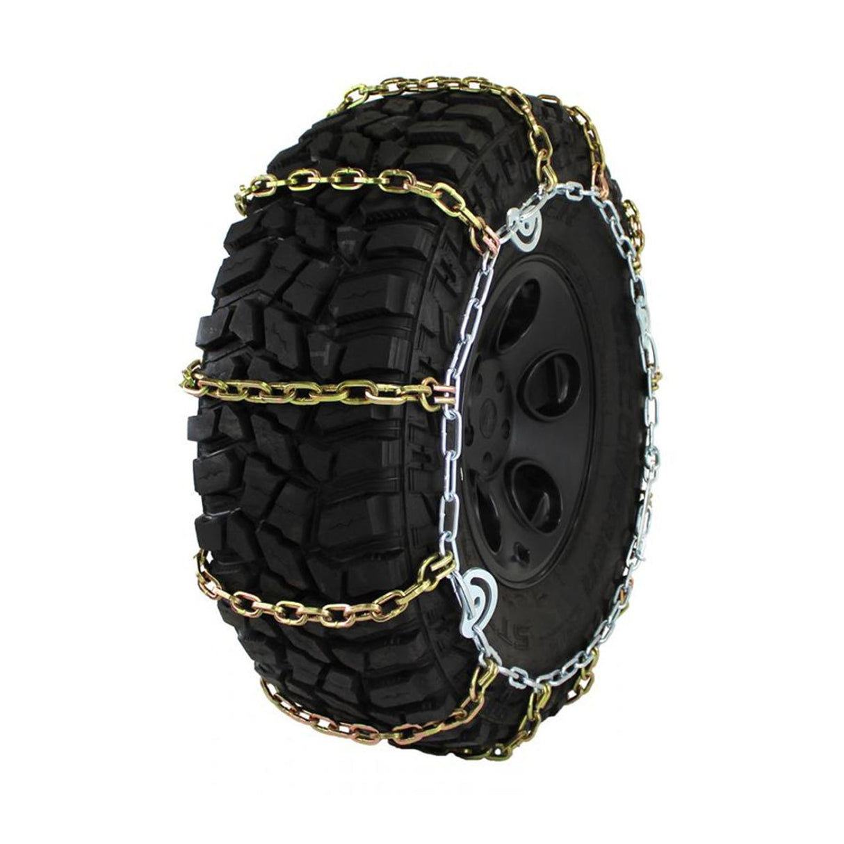 285/65-22.5 Quality Chain Light Truck Wide Base Square Link Alloy Cam - 1 Pair